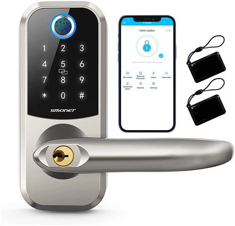 digital smart card keyless door lock|best smart door lock fingerprint.